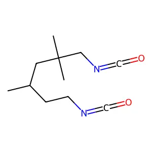 1,6-Diisocyanato-2,2,4-trimethylhexane structure