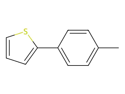 (4-(Thiophen-2-yl)phenyl)methanol structure