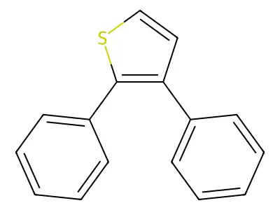 2,3-Diphenylthiophene structure