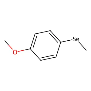 Benzene, 1-methoxy-4-(methylseleno)- structure