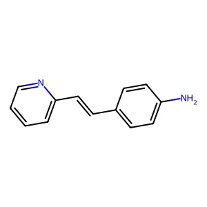 4-(2-pyridin-2-ylethenyl)aniline structure