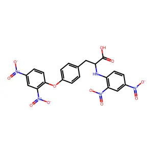 N,O-Bis(2,4-dinitrophenyl)-L-tyrosine structure
