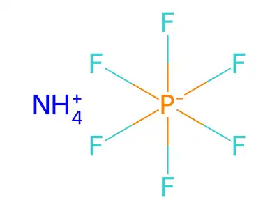 六氟磷酸铵 structure