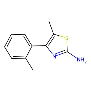 5-甲基-4-(邻甲苯基)-2-噻唑胺 structure