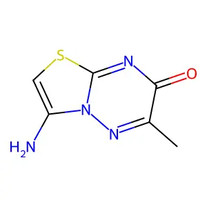 3-Amino-6-methyl-thiazolo[3,2-b][1,2,4]triazin-7-one structure
