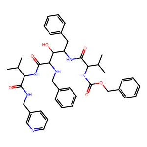 Cbz-Val-NHPhCH2-Statine deriv. structure