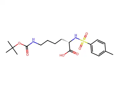 Tos-lys(boc)-OH structure