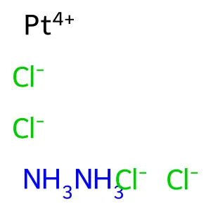 Tetrachlorodiammineplatinum(IV) structure