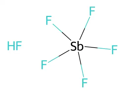 六氟锑酸盐 structure