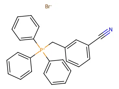 (3-Cyanobenzyl)triphenylphosphonium bromide structure
