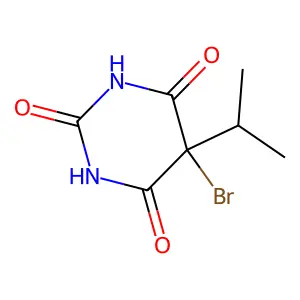 5-Bromo-5-propan-2-yl-1,3-diazinane-2,4,6-trione structure
