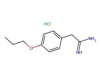 2-(4-propoxyphenyl)ethanimidamide Hydrochloride structure