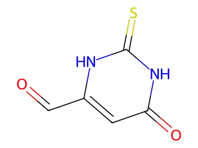 6-Formyl-2-thiouracil structure