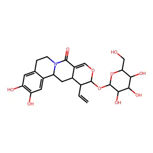 Demethylisoalangiside structure
