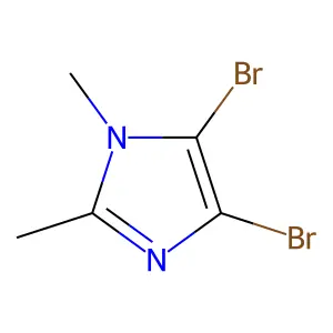 4,5-Dibromo-1,2-dimethyl-1H-imidazole structure