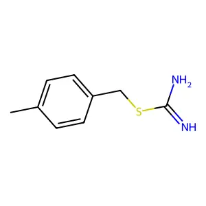 (4-Methylphenyl)methyl carbamimidothioate structure