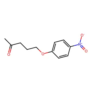 5-(4-Nitrophenoxy)pentan-2-one structure