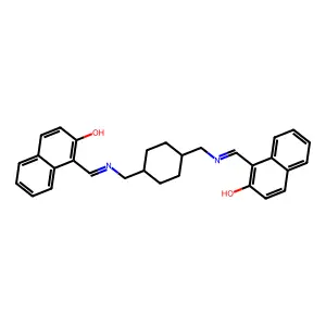 (1Z)-1-[[[4-[[[(Z)-(2-oxonaphthalen-1-ylidene)methyl]amino]m structure