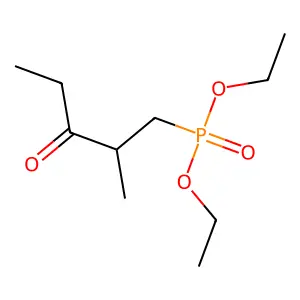 Diethyl (2-methyl-3-oxopentyl)phosphonate structure