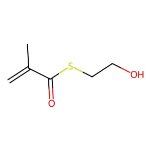 Hydroxyethylthiomethacrylate structure