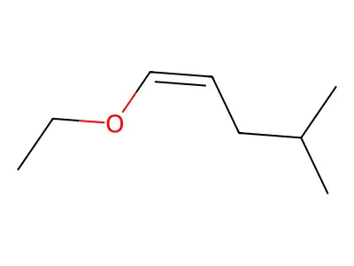 1-Ethoxy-4-methylpent-1-ene structure