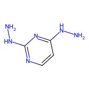 2,4-Dihydrazinopyrimidine structure