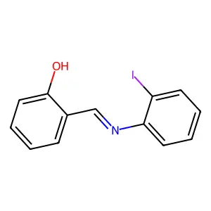 N-(2-Hydroxybenzylidene)-2-iodoaniline structure