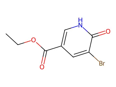 Ethyl 5-bromo-6-hydroxynicotinate structure