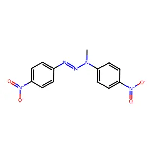 1-Triazene, 3-methyl-1,3-bis(4-nitrophenyl)- structure