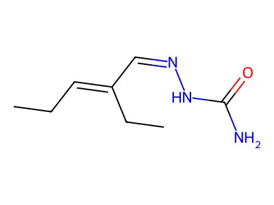 [(Z)-[(E)-2-Ethylpent-2-enylidene]amino]urea structure