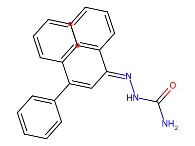 [(E)-1,3,3-Triphenylprop-2-enylideneamino]urea structure