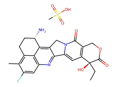 Exatecan structure