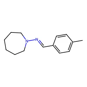 N-(azepan-1-yl)-1-(4-methylphenyl)methanimine structure