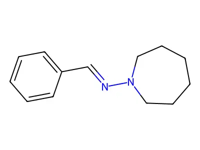 N-(azepan-1-yl)-1-phenylmethanimine structure