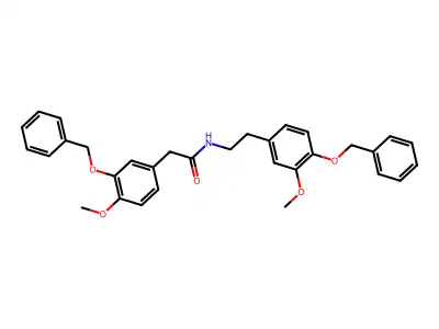 N-[4-(Benzyloxy)-3-Methoxyphenethyl]-2-[3-(benzyloxy)-4-Methoxyphenyl]acetaMide structure