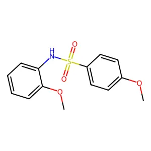4-methoxy-N-(2-methoxyphenyl)benzenesulfonamide structure