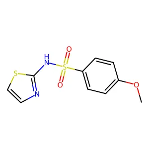 4-methoxy-N-(1,3-thiazol-2-yl)benzene-1-sulfonamide structure