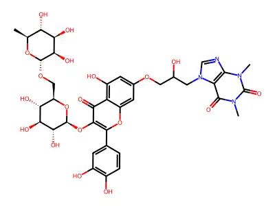 Theophylline rutoside structure