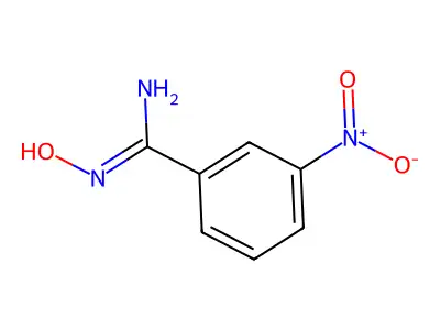 N'-hydroxy-3-nitrobenzenecarboximidamide structure