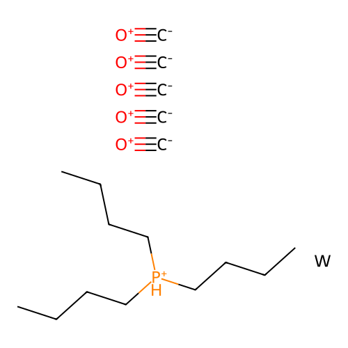 Tungsten, pentacarbonyl(tributylphosphine)- structure