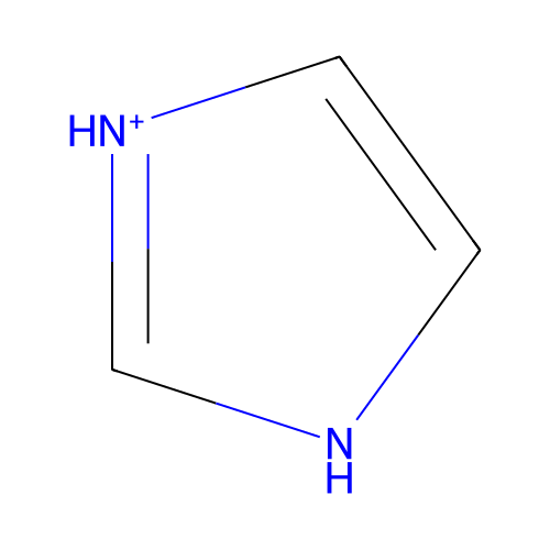 Imidazolium cation structure