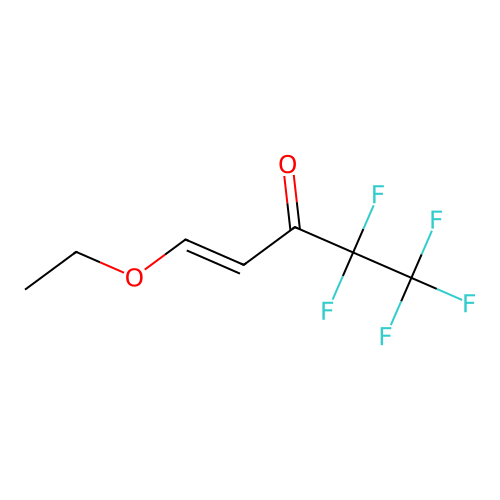 (1E)-1-ethoxy-4,4,5,5,5-pentafluoropent-1-en-3-one structure