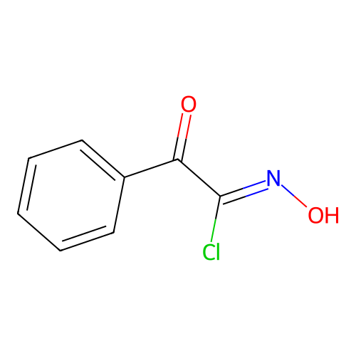 (1Z)-N-Hydroxy-2-oxo-2-phenylethanimidoyl chloride structure