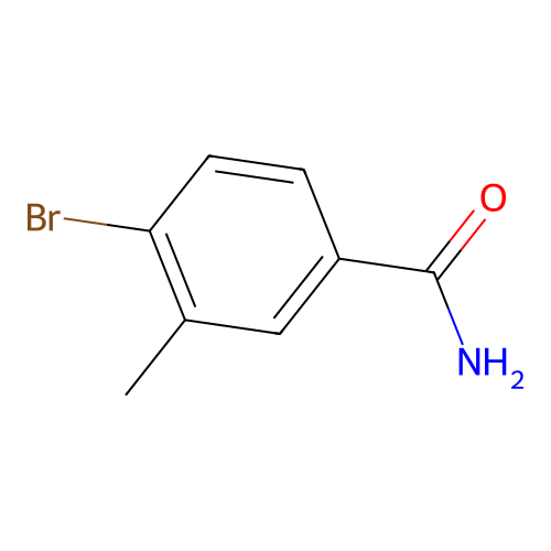 4-Bromo-3-methylbenzamide structure