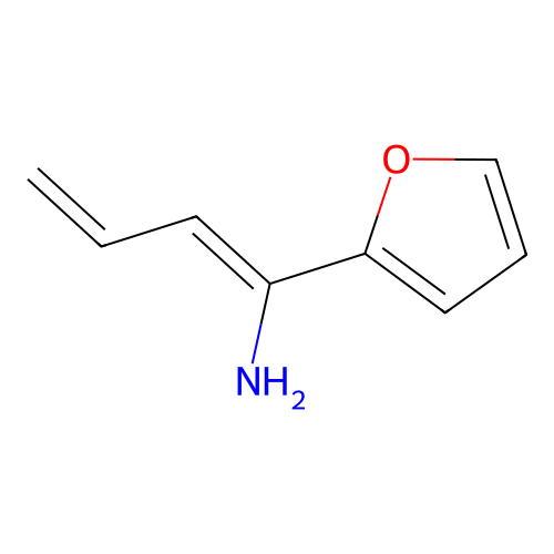(1Z)-1-(furan-2-yl)buta-1,3-dien-1-amine structure