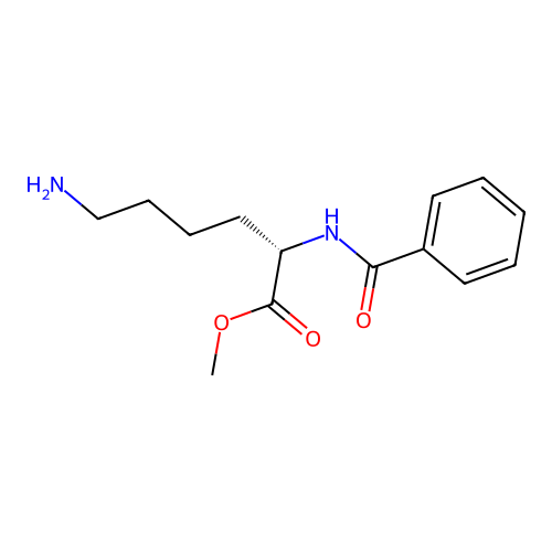 Bz-Lys-OMe structure