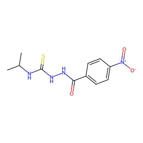 1-[(4-Nitrobenzoyl)amino]-3-propan-2-ylthiourea structure