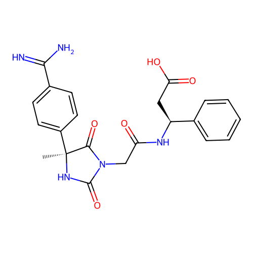 Des-ethyl-carafiban structure