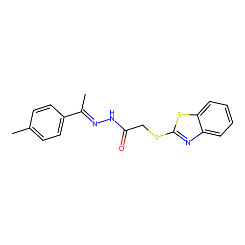 C18H17N3OS2 structure