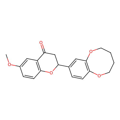 6-Methoxy-2-(2,3,4,5-tetrahydrobenzo[b][1,4]dioxocin-8-yl)chroman-4-one structure